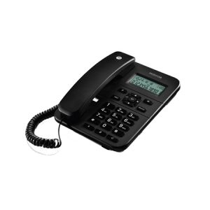 Motorola CT202i Corded Phone With Caller ID & Speaker Phone- Black