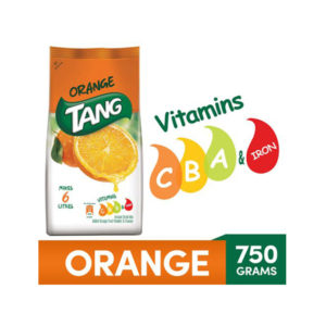 Tang Orange Instant Drink Mix, 750 gm Pouch