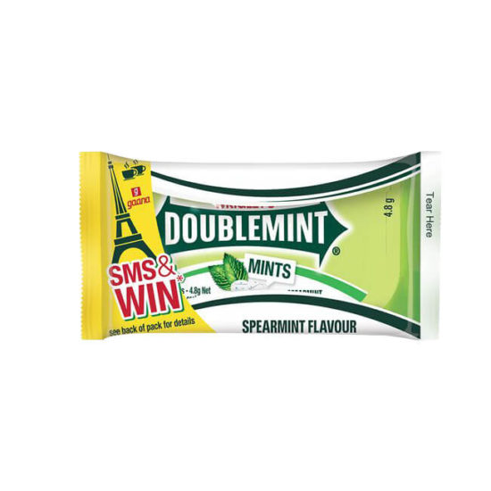 Wrigleys Doublemint Spearmint Thin Mints (4.8 gm)